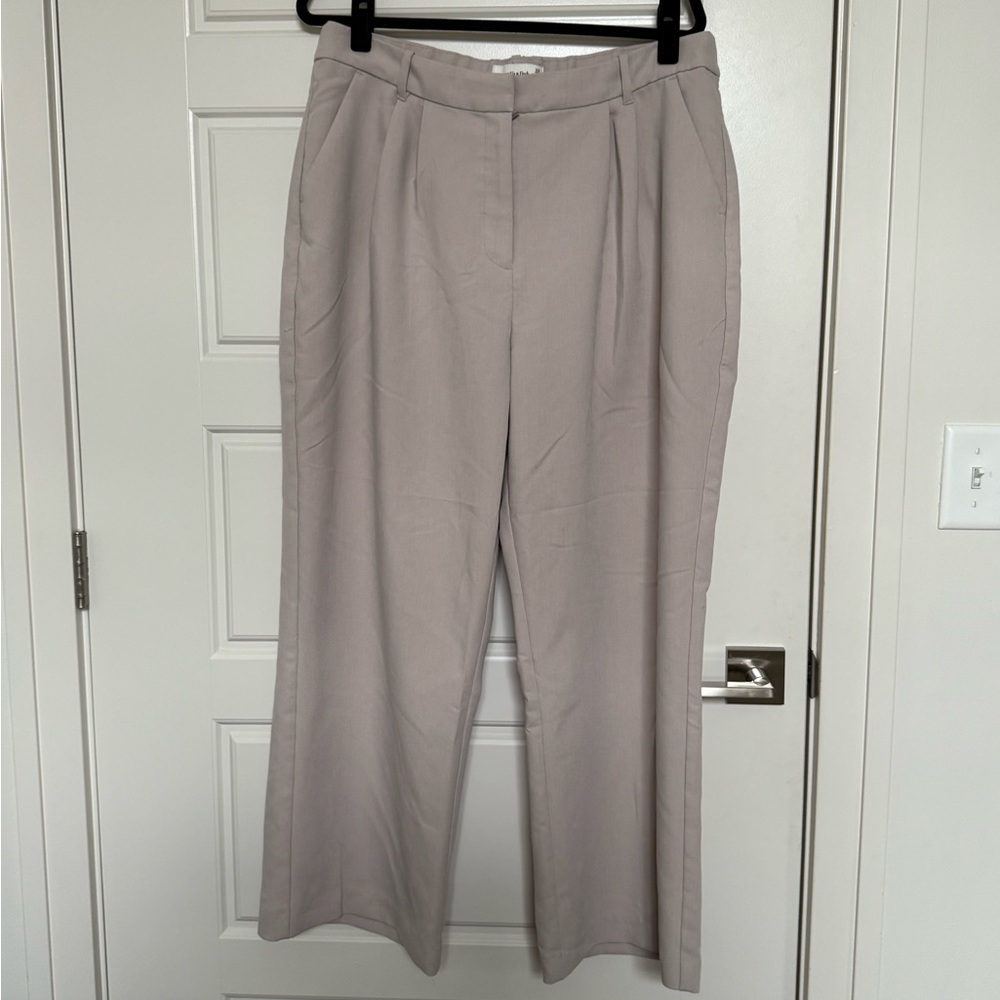 Abercrombie & Fitch Sloane Tailored Wide Leg Trouser Pant